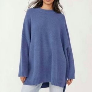 Free People Peaches Tunic Oversized Sweater Size XL